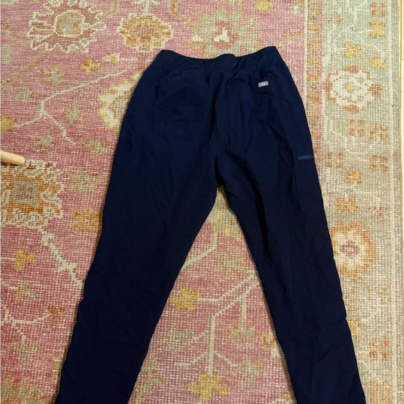 Figs Yola Skinny Navy Blue Scrub Pants - Picture 4 of 5
